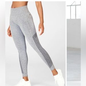 Fabletics 7/8 gray Heather leggings